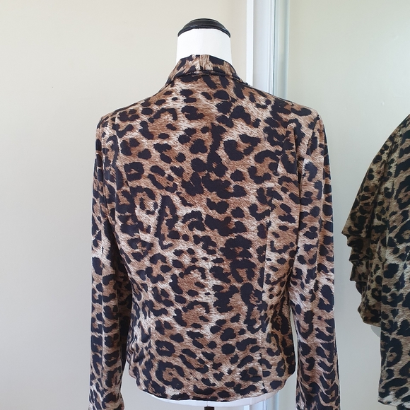 Leopard 🐆 Print Jacket Size M - Picture 7 of 9
